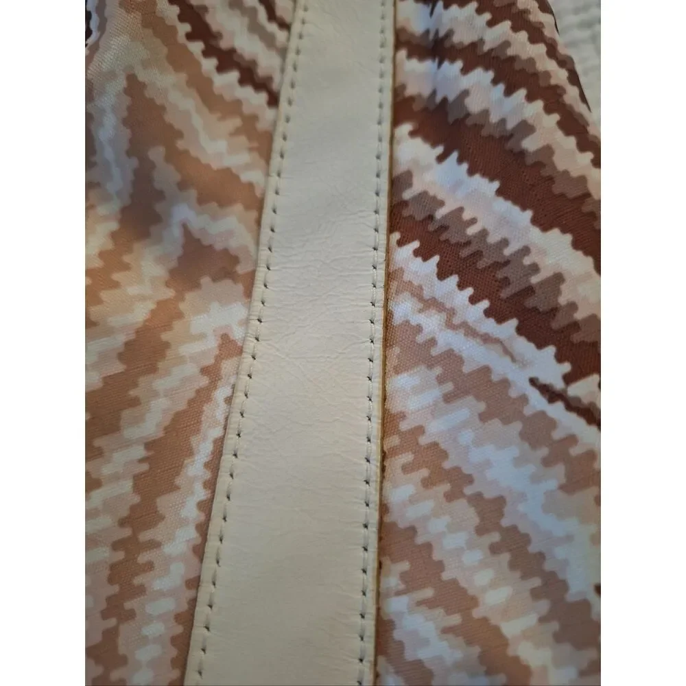 The Sports Sac Hobo Abstract Animal Print Tan Camel